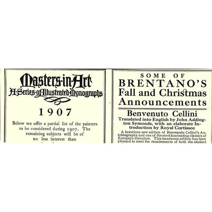 Ehrich Galleries Old Masters 5th Ave New York - 1906 Ad AF5-3