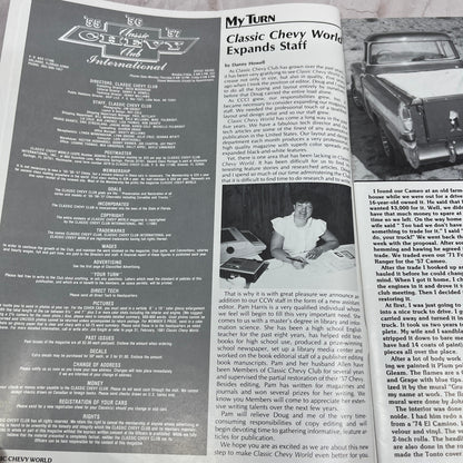 Windshield Installation '55, '56, '57 Classic Chevy World Magazine Aug 1983 M30