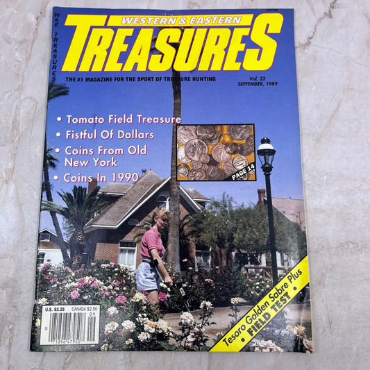 1989 Sept - Western & Eastern Treasures Magazine - Treasure Hunting Gold M11