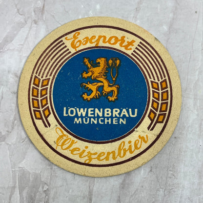 Vintage Löwenbräu München German Beer Coaster TJ5-CO2