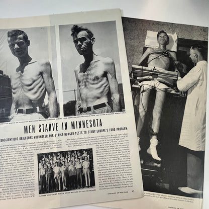 Men Starve in Minnesota Hunger Strike 2 Pages 1940s WWII Era Article V29-5