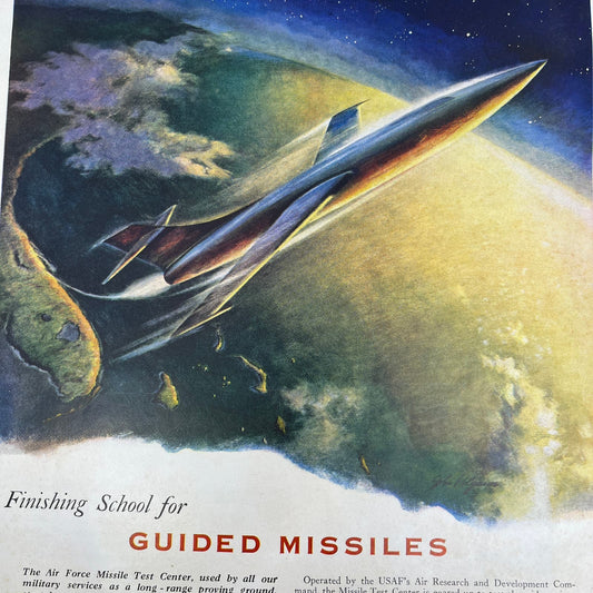 Martin Aircraft Guided Missiles 1951 Magazine Ad FL6-10
