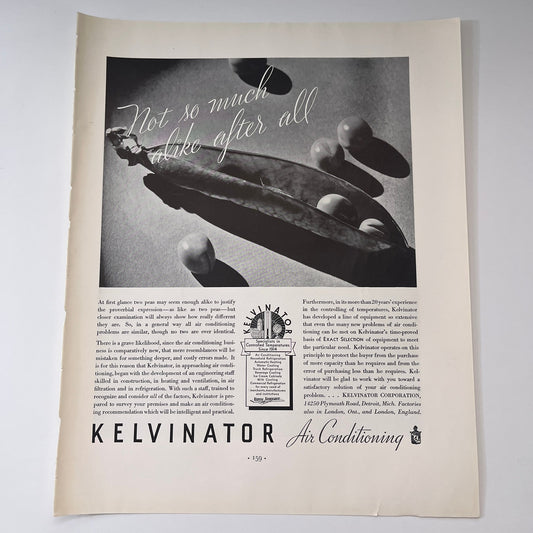 Kelvinator Air Conditioning Detroit MI 1935 Ad V1-4