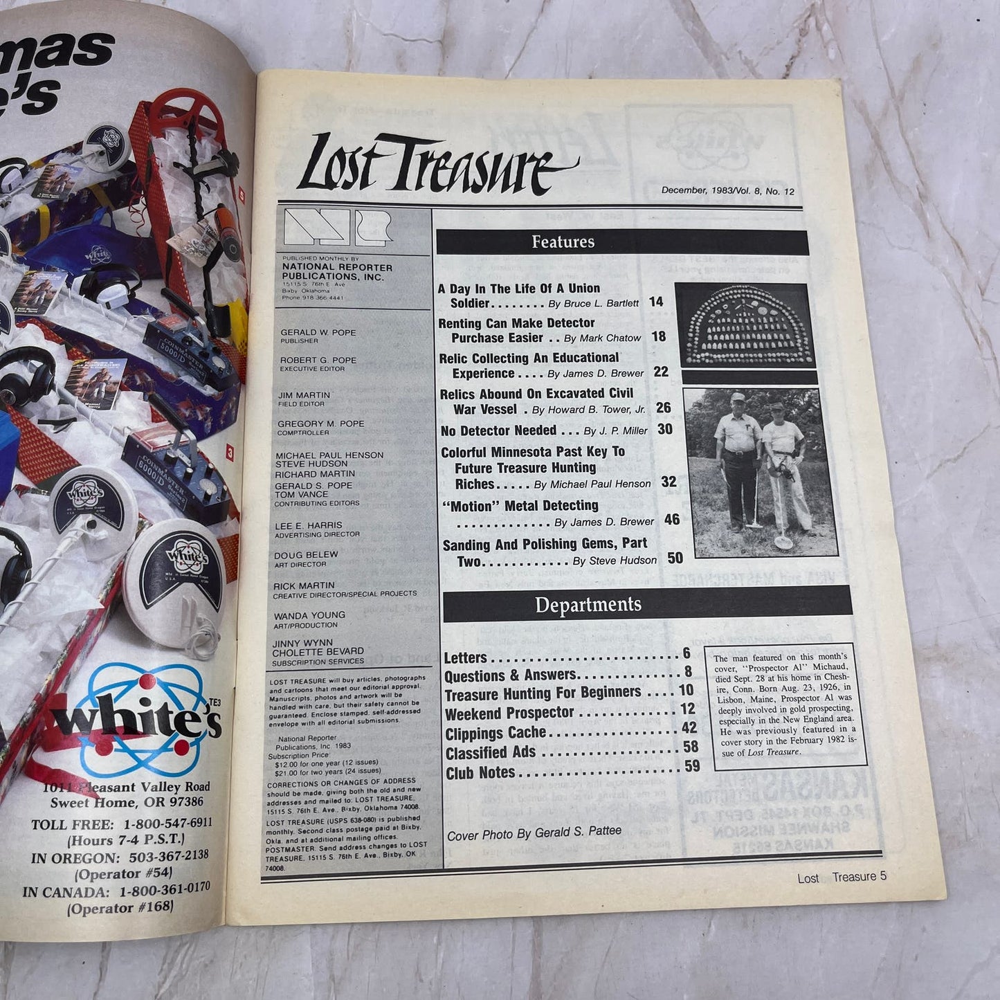 1983 Dec - Lost Treasure Magazine - Treasure Hunting Gold Prospecting M15