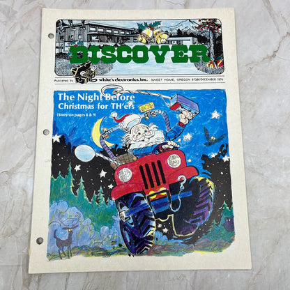 1976 Dec White's Electronics Discover Newsletter Metal Detectors Treasure M19