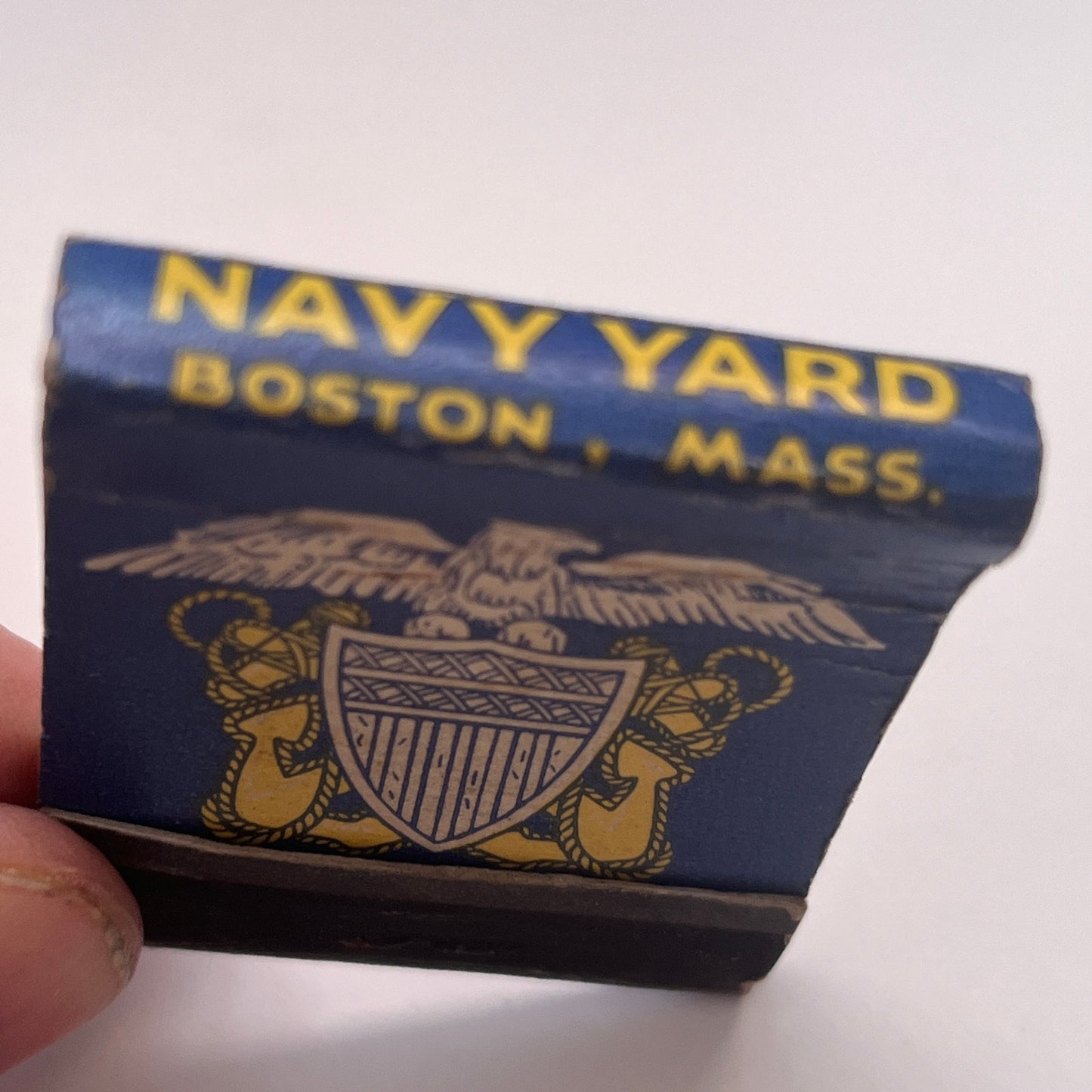 Navy Yard Boston US Frigate Constitution Vintage Matchbook Cover TB8-MB2-8