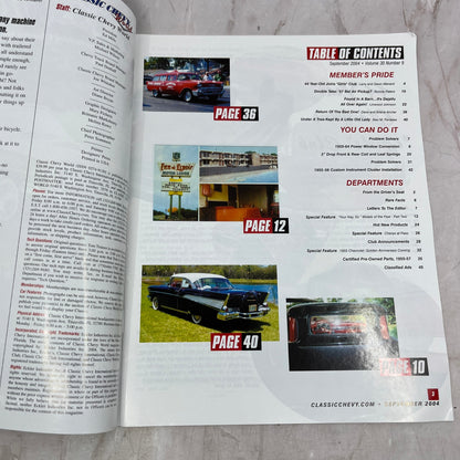 Rare 57 Bel Air Pickup '55, '56, '57 Classic Chevy World Magazine - Sep 2004 M29