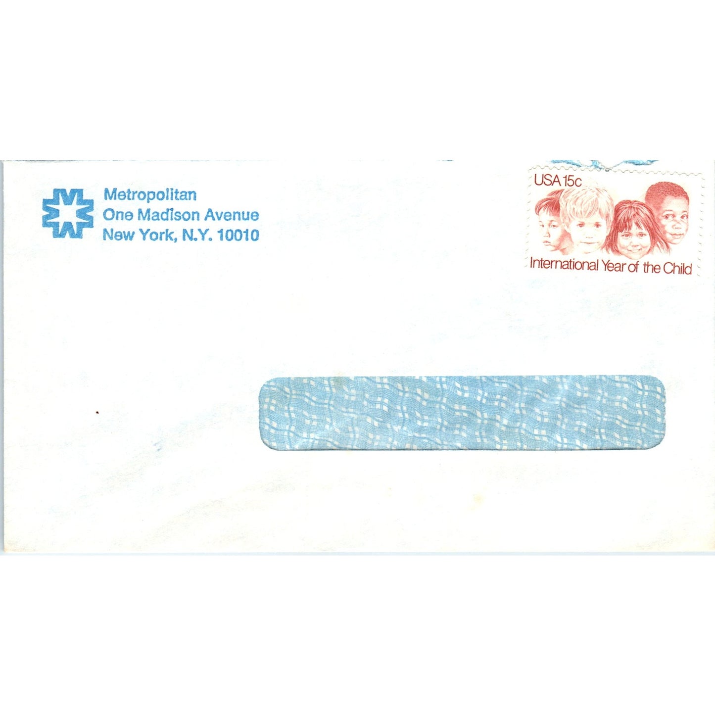 Metropolitan International Year of the Child Stamp Postal Cover Envelope TG7-PC3