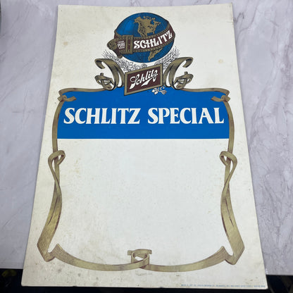 1977 Schlitz Special Cardboard Bar Store Display Sign 12x18 FL1