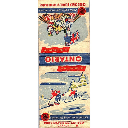 Ontario Travel Toronto Canada Vintage Matchbook Cover SC7-Y5