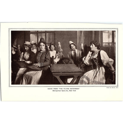 Scene from "The Flying Dutchman" Metropolitan Opera Co NY Art Print 6.5x10 V6