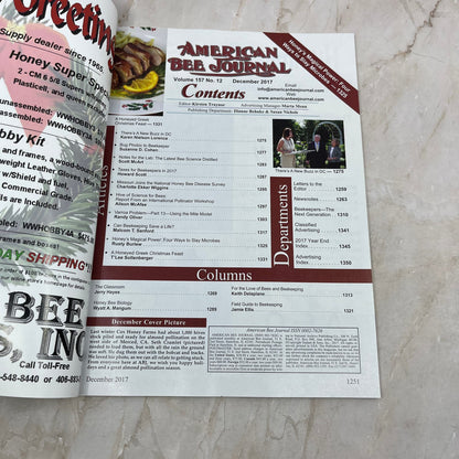 2017 Dec American Bee Journal Magazine Bees Beekeeping Honey M8