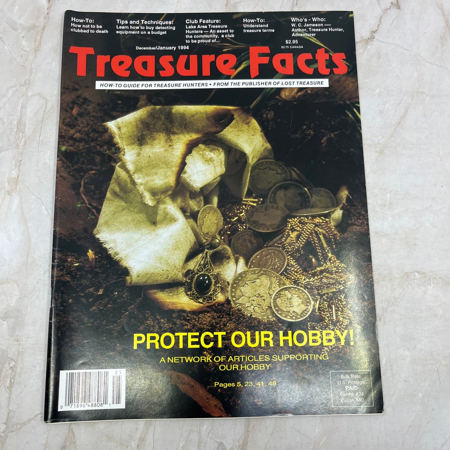 1994 Dec/Jan - Treasure Facts Magazine - Treasure Hunting Metal Detecting M17