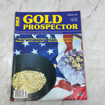 1989 Feb - Gold Prospector Treasure Hunting Magazine Big Foot Fort Knox M20