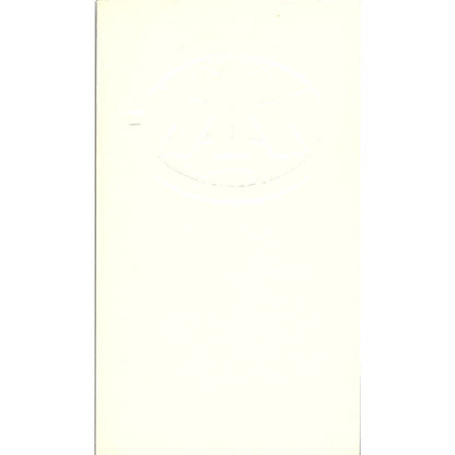 Rick Allen Master Marine Consultants Houston Vintage Business Card SD9-B6