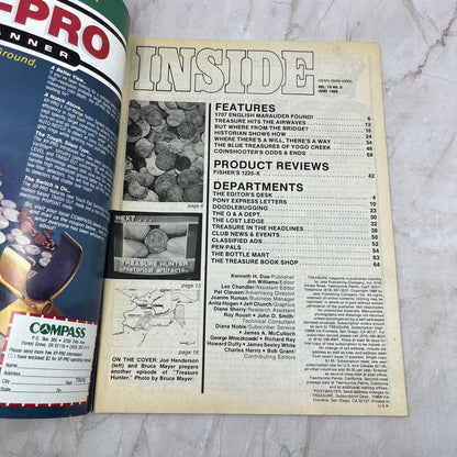 1988 July - Treasure Magazine - Treasure Hunting Prospecting Metal Detector M15