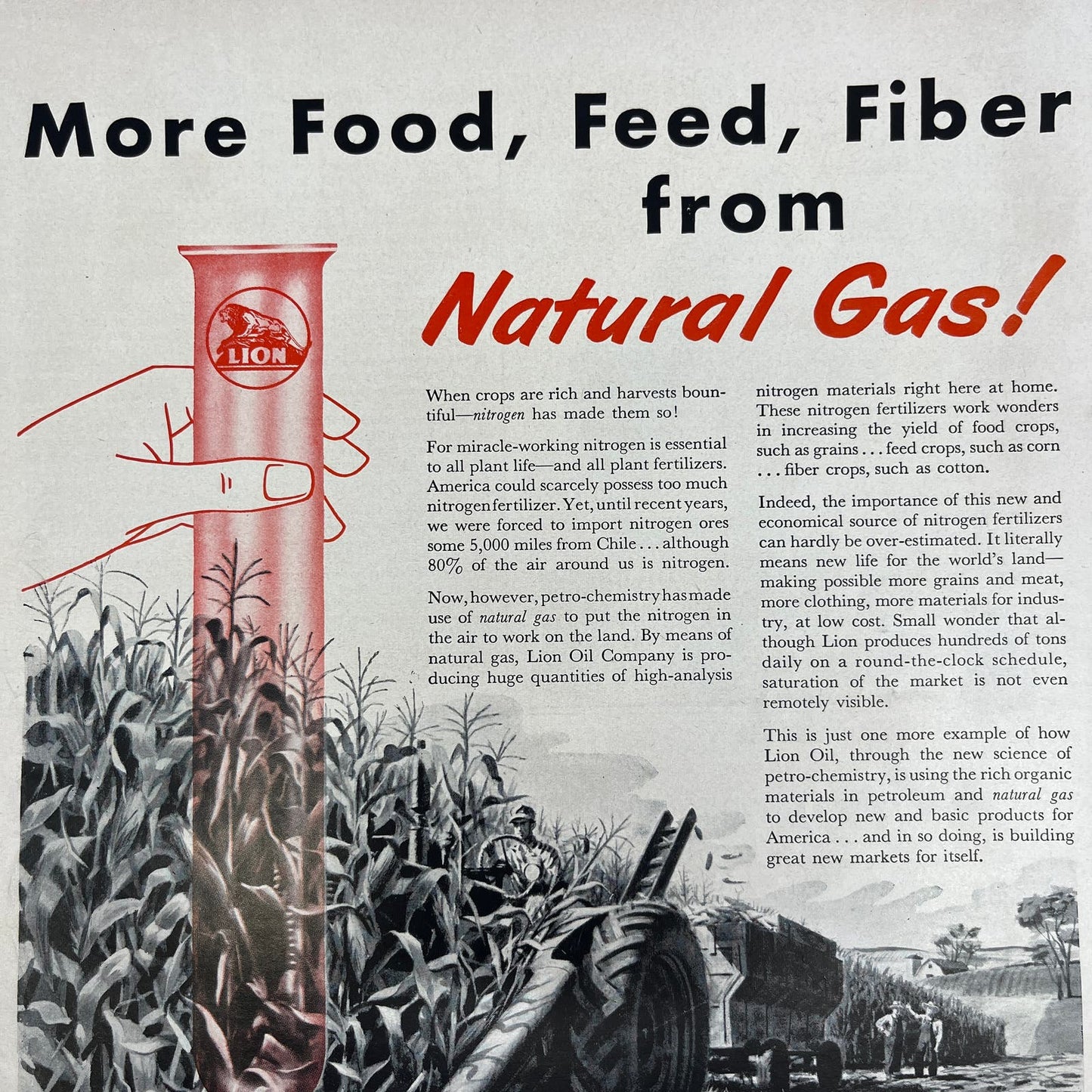 Lion Oil Company El Dorado Arkansas 1951 Magazine Ad FL6-10