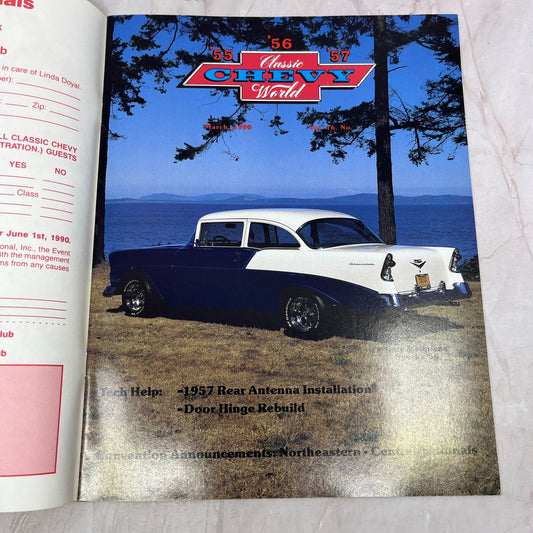 Rear Antenna Install - '55, '56, '57 Classic Chevy World Magazine - Mar 1990 M31