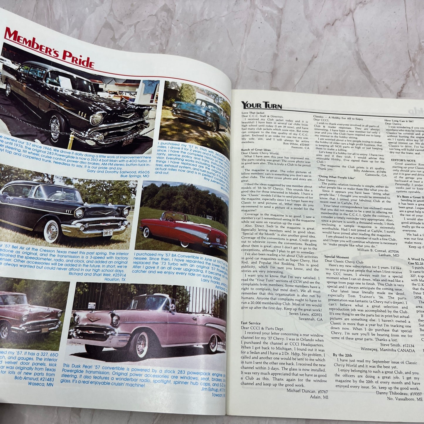 Restore Arm Rests - '55, '56, '57 Classic Chevy World Magazine - Jan1981 M31