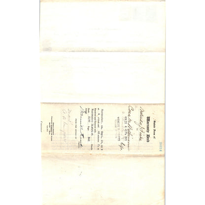1919 Warranty Deed Melinda J. Fiske to Cora M. Wilkinson Worcester MA AF7-E6
