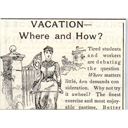 Chautauqua Badges Official C.L.S.C. Gold Pin c1890 Victorian Ad AE8-CH9