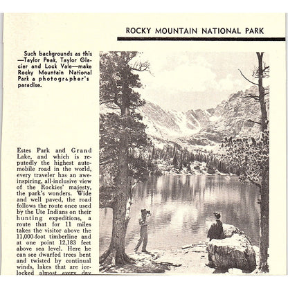 Baker's Motel J.B. & Ruby Rider Salida CO 1958 Ad AG1-H6