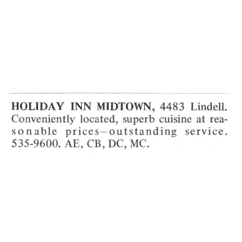 Holiday Inn Midtown St. Louis 1971 Magazine Ad AD8-O1