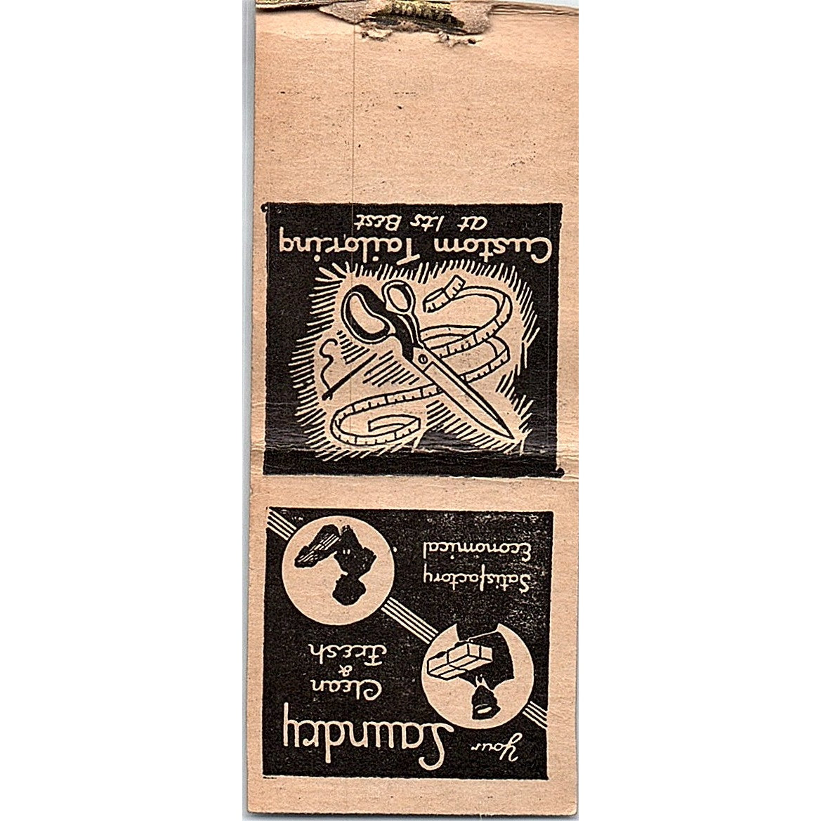 Kienow Kleaners Vintage Matchbook Cover SF3-Y4