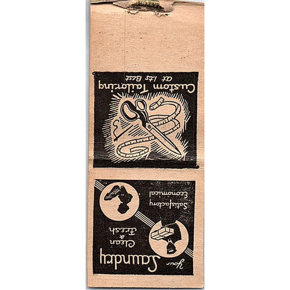 Kienow Kleaners Vintage Matchbook Cover SF3-Y4