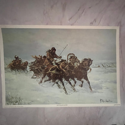 The Village Racers - Władysław Chmieliński 13x19" Art Print FL1