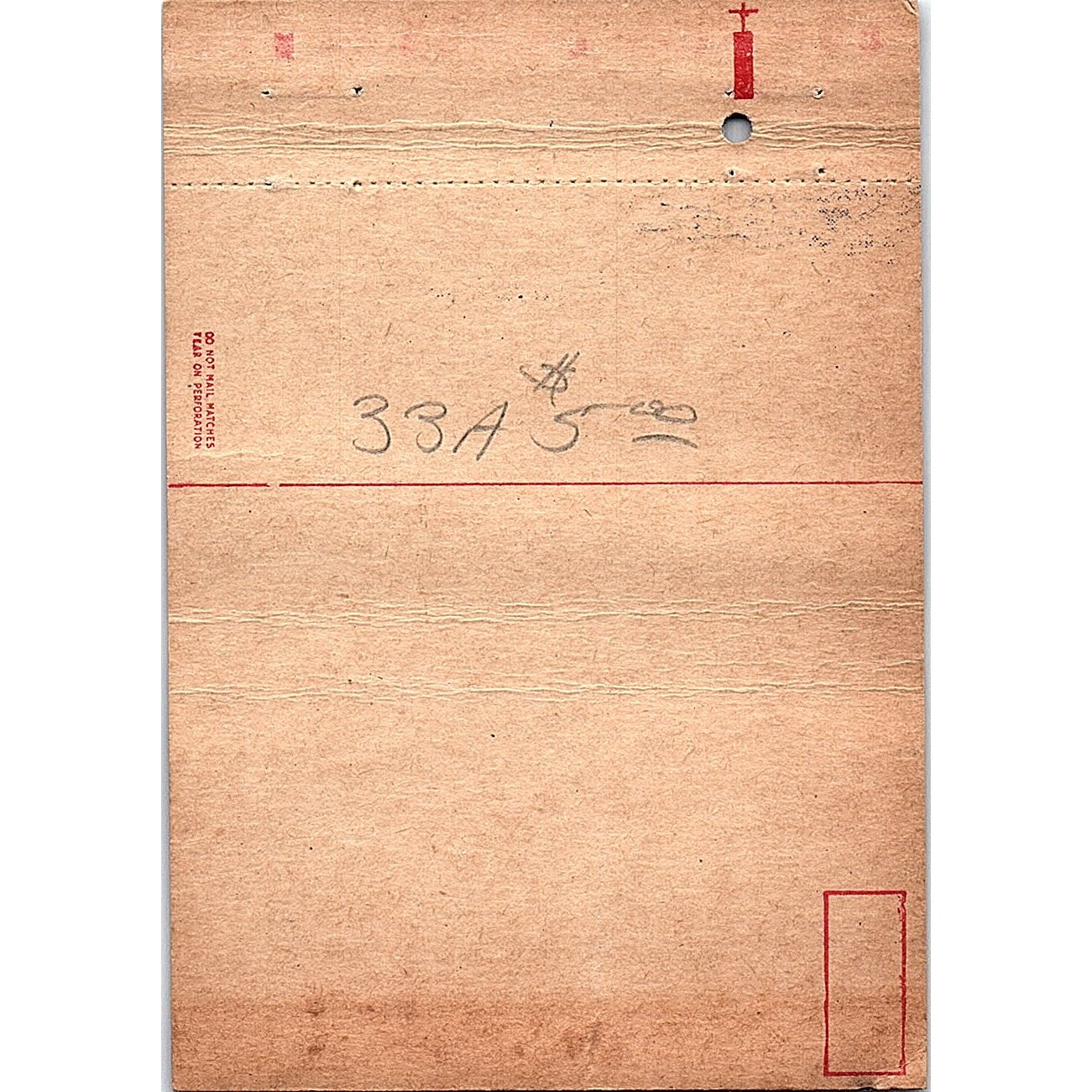 Army Air Forces Advanced Flying School Douglas AZ Vintage Matchbook TB6-MB2-13