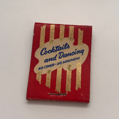 The Fairmont Hotel Cirque Room San Francisco Vintage Matchbook Cover TB8-MB-6