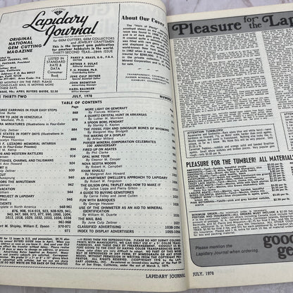Amethyst Geode Horn of Plenty - Lapidary Journal Magazine - July 1978 M28