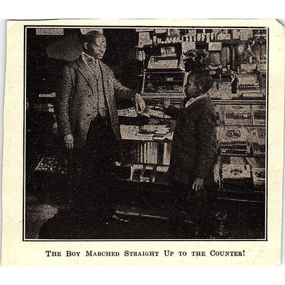 African American Boy in a General Store 1905 Picture AG2-H2