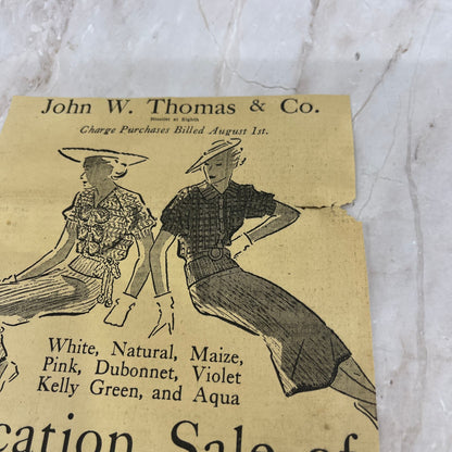 John W. Thomas Department Store 6x11" 1935 Minneapolis Journal Advertisement D10