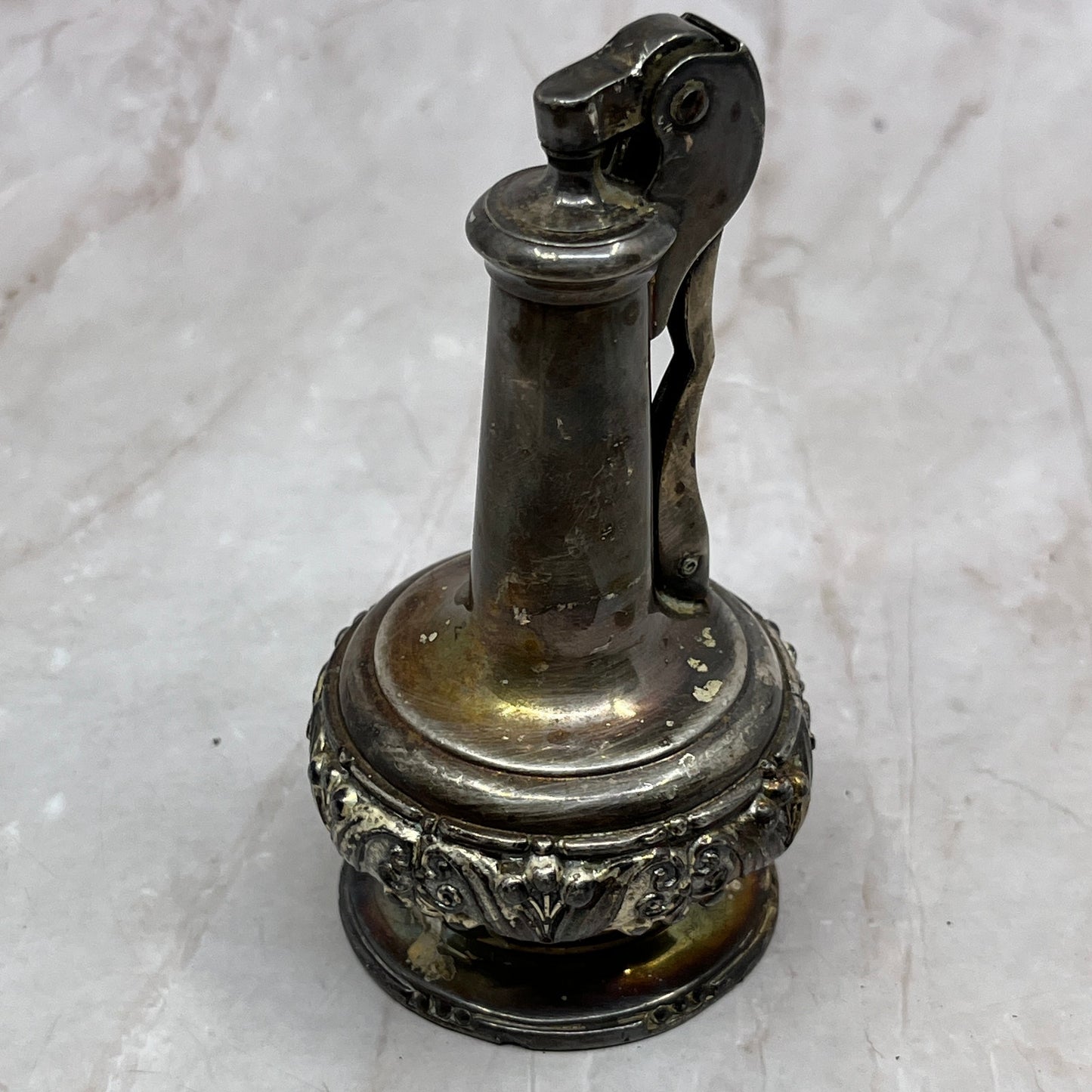 Vintage Ronson Sterling Silver Decanter Table Lighter TL23