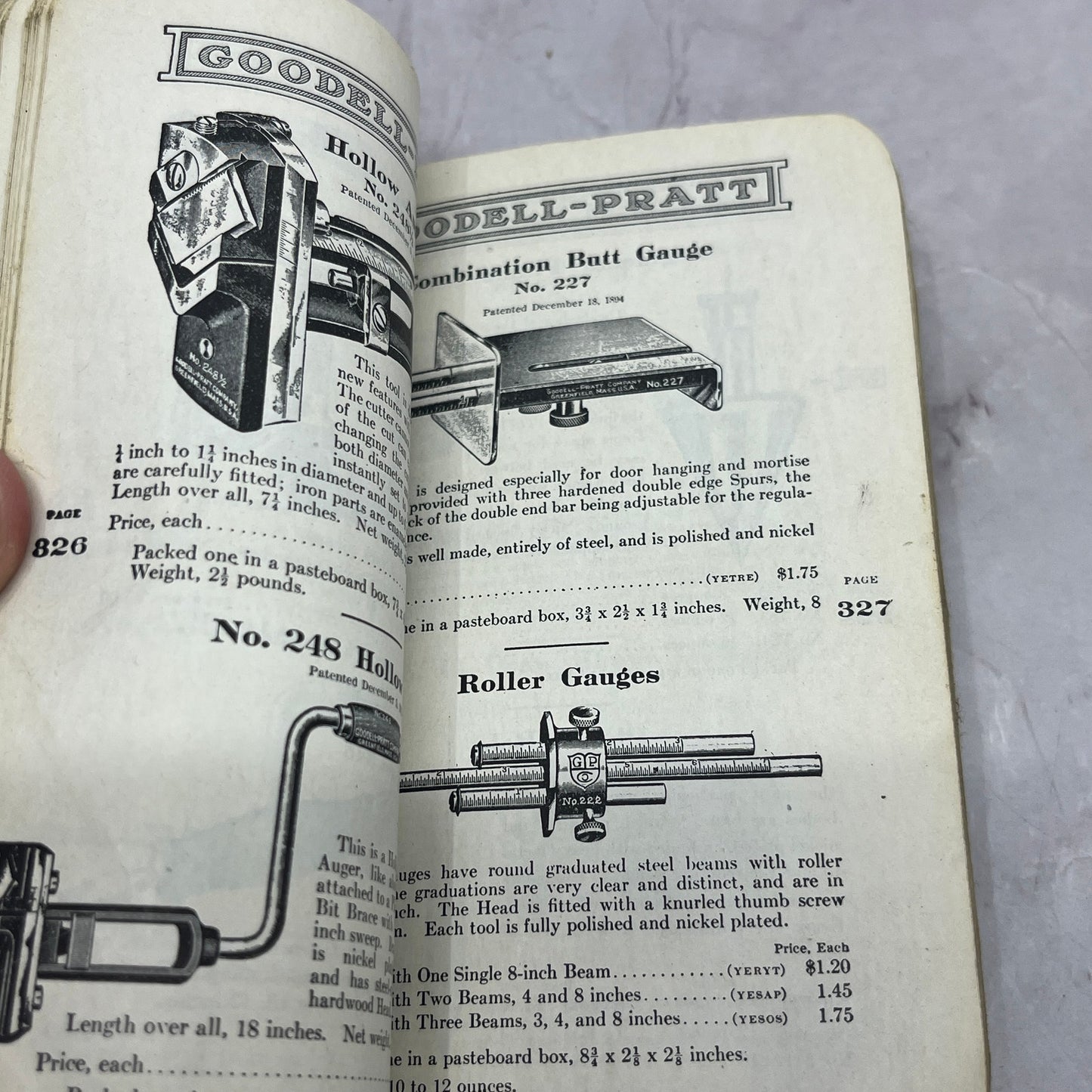 1926 Goodell-Pratt Company Greenfield Massachusetts Catalog No. 16 TC5