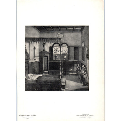 The Dream of St. Ursula - Carpaccio c1905 Art Print D14