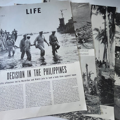MacArthur & Nimitz Decision in the Philippines 4 Pages 1940s WWII Article V30-1