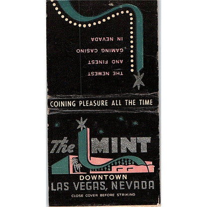 The Mint Downtown Las Vegas NV Vintage Matchbook Cover SC7-Y3
