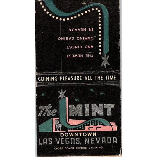 The Mint Downtown Las Vegas NV Vintage Matchbook Cover SC7-Y3