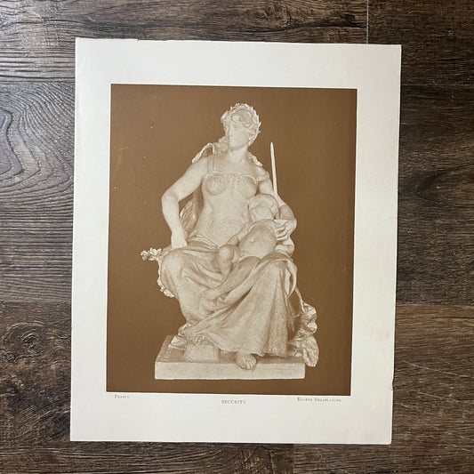 Security by Eugene Delaplanche France Art Print 10x13 V10