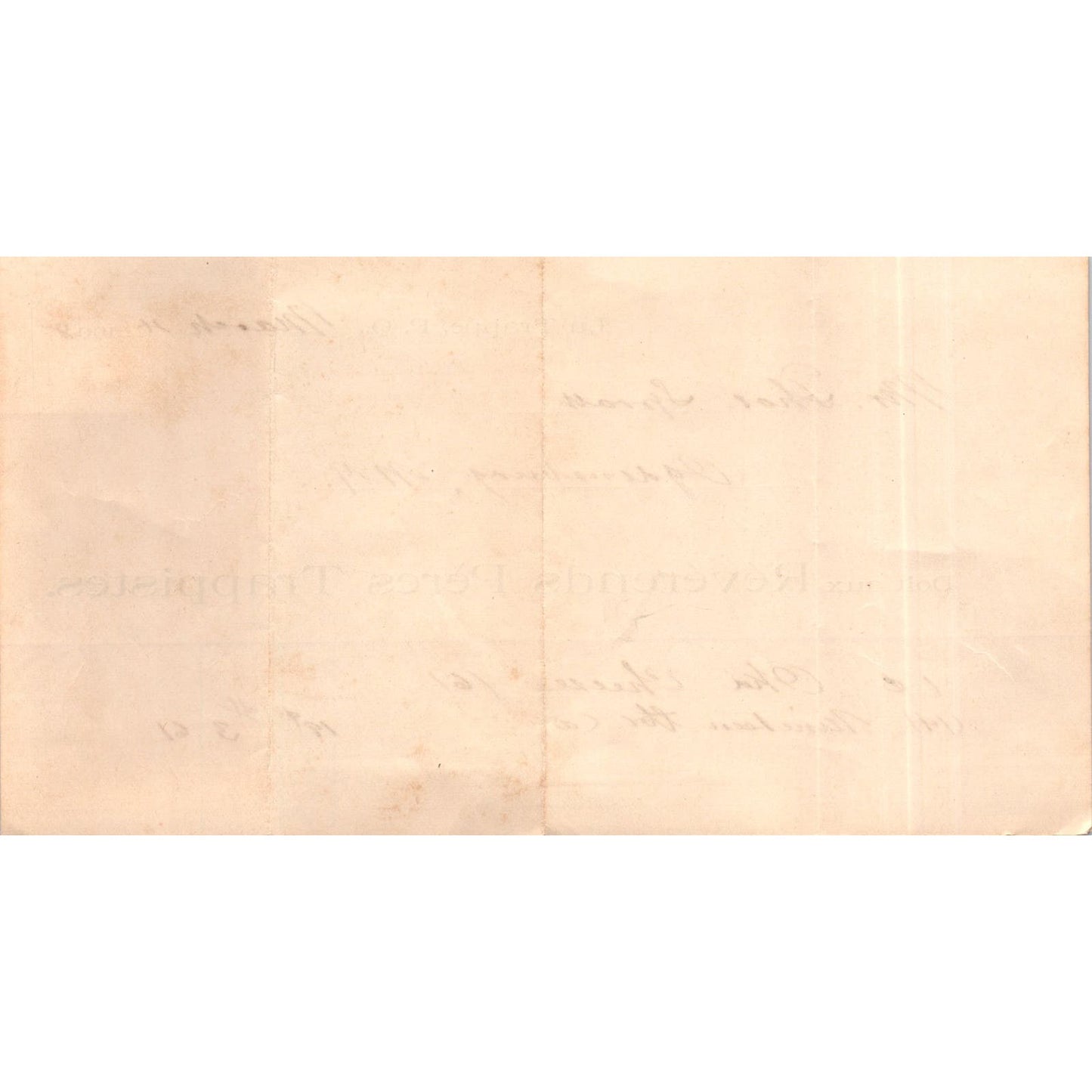 1908 Révérends Pères Trappistes Letterhead Billhead La Trappe P.Q. Quebec AE6-3