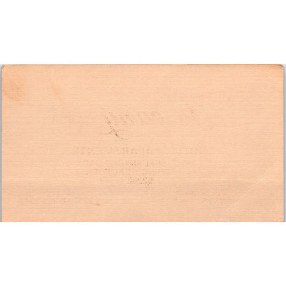 Tuscany Manor Hotel Betty Ann Sunkin Palm Springs Vintage Business Card SE3-B1