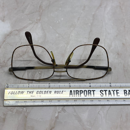 Vintage L'Amy Foxboro France 140mm CC32 L124 Aviator Eyeglasses Frames TG7-G2-10