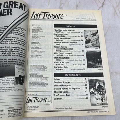 1985 Oct - Lost Treasure Magazine - Treasure Hunting Gold Prospecting M15