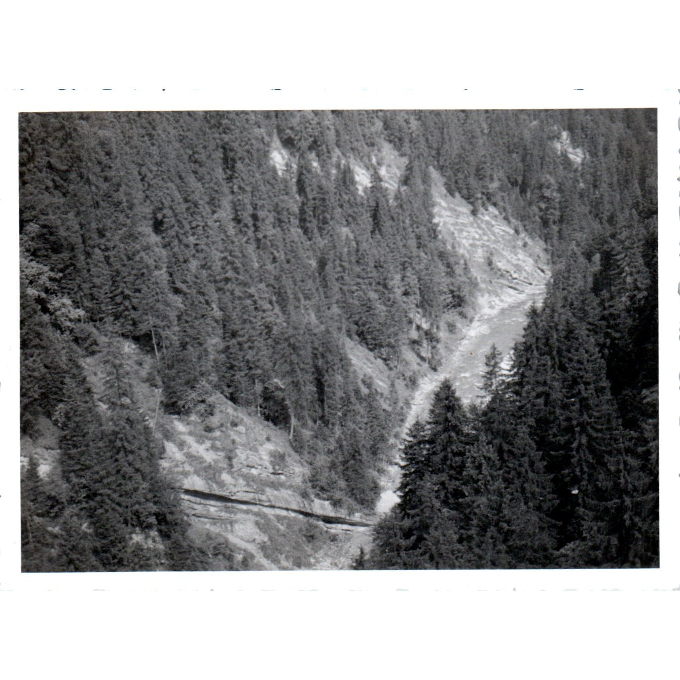 Gorge in Bavaria Postwar Germany c1954 Army Photo AF1-AP2