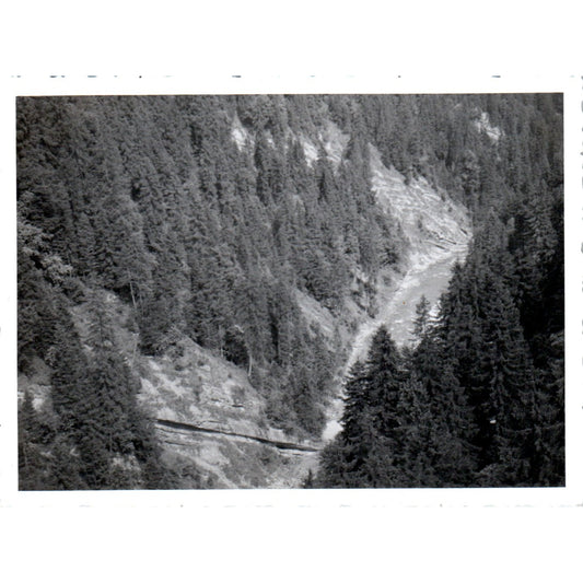 Gorge in Bavaria Postwar Germany c1954 Army Photo AF1-AP2