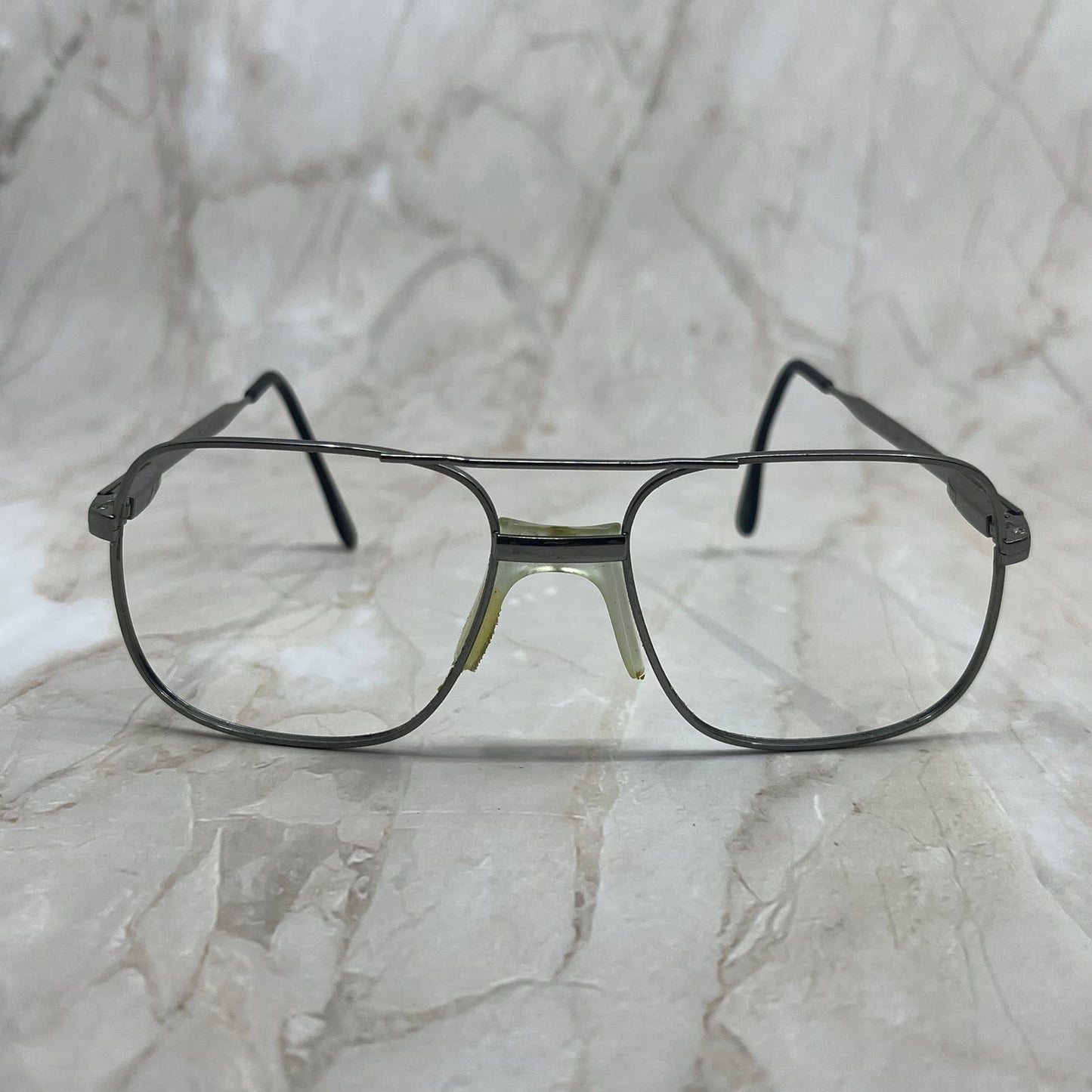 Retro Men’s Silver Tone Aviator Sunglasses Eyeglasses Frames TD7-G3-4