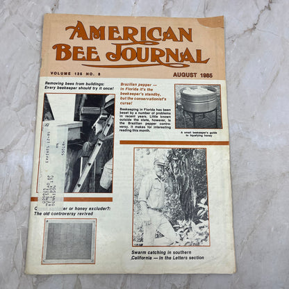 1985 August American Bee Journal Magazine Bees Beekeeping Honey M8-2